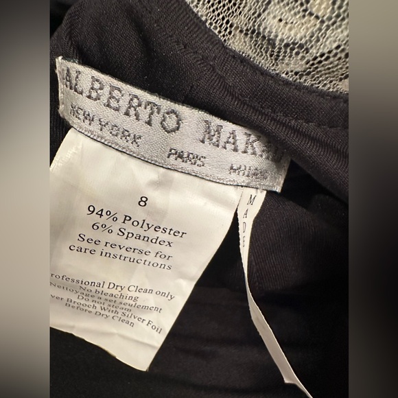 Nwt; Alberto Makali Black Coated Maxi Dress 🔥 - Picture 6 of 8